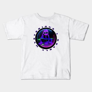 Mysterious and Deadly - Purple Kids T-Shirt